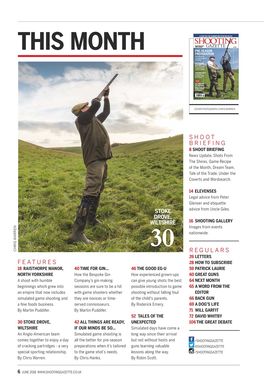 Shooting Gazette Preview Pages
