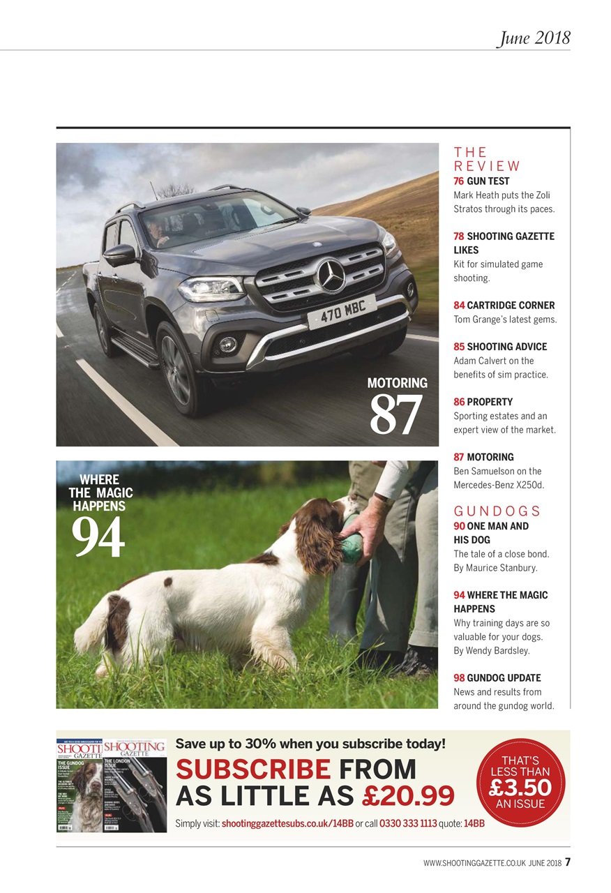 Shooting Gazette Preview Pages