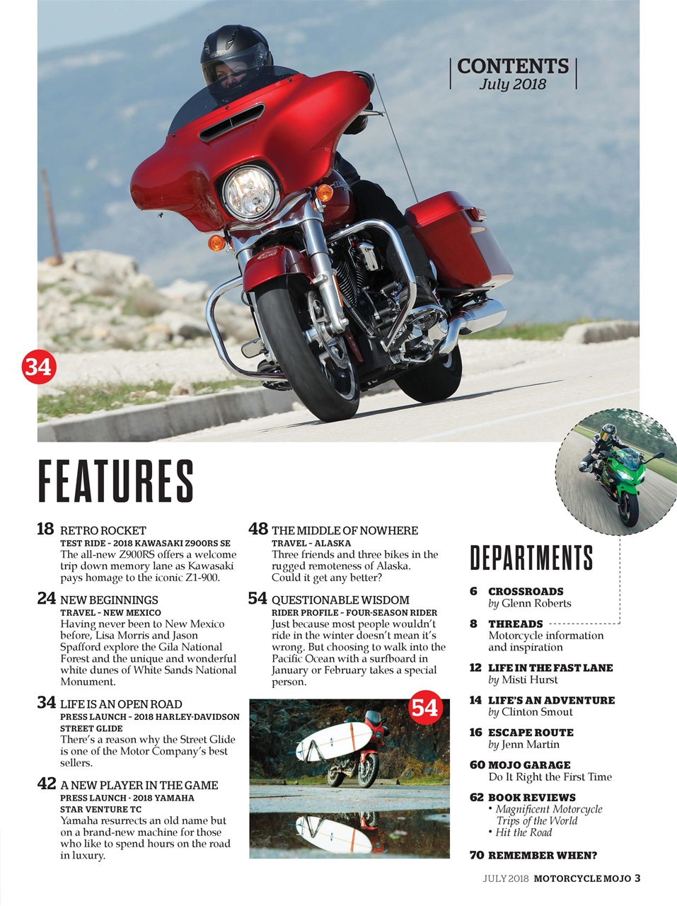 Motorcycle Mojo Preview Pages