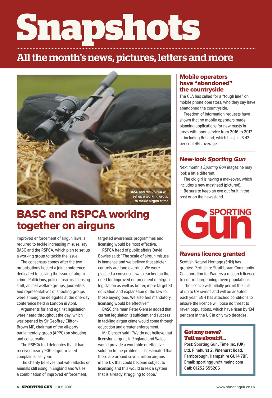Sporting Gun Preview Pages