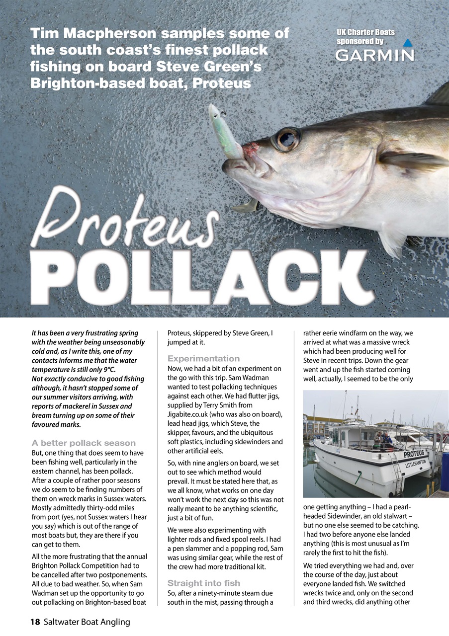 Saltwater Boat Angling Preview Pages