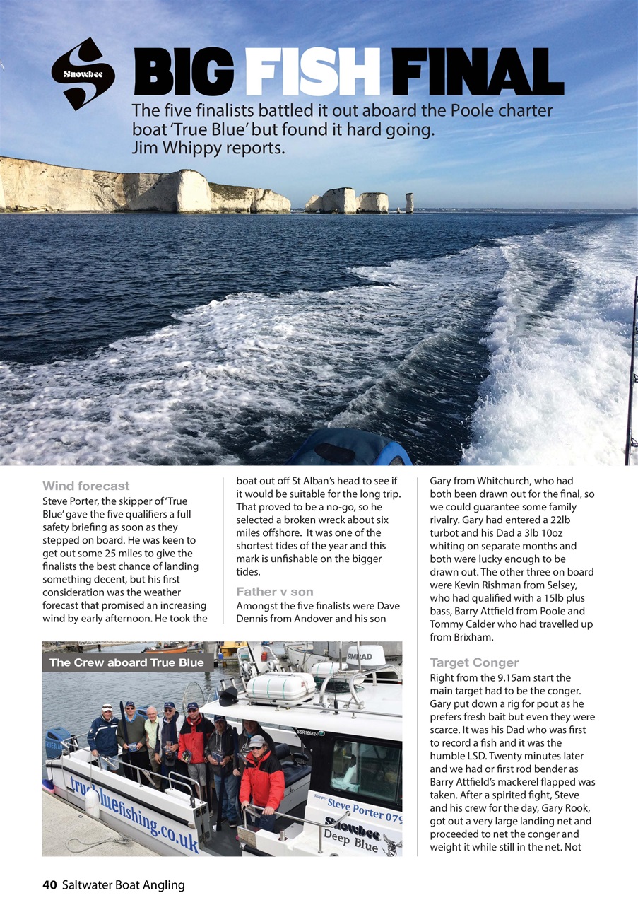 Saltwater Boat Angling Preview Pages