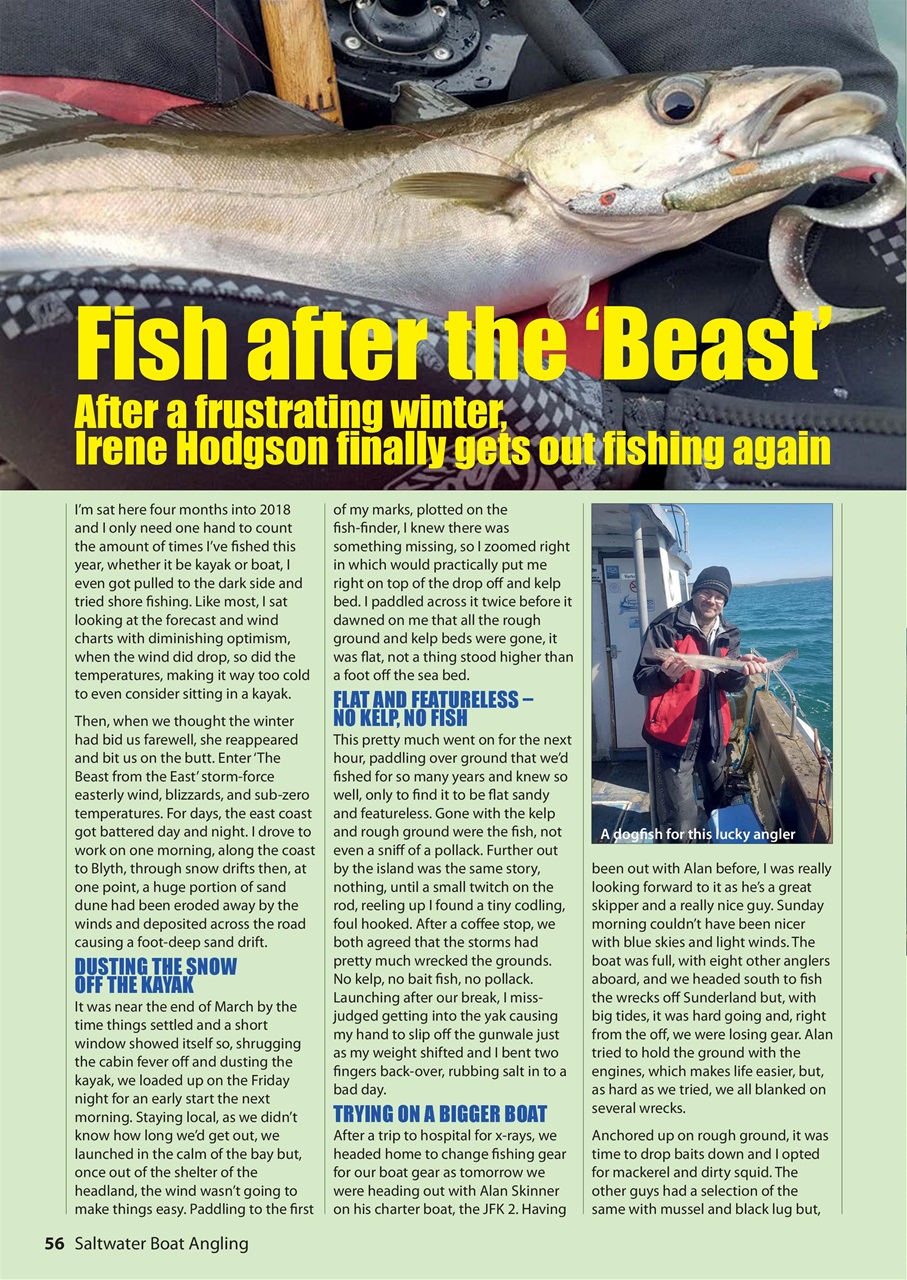 Saltwater Boat Angling Preview Pages