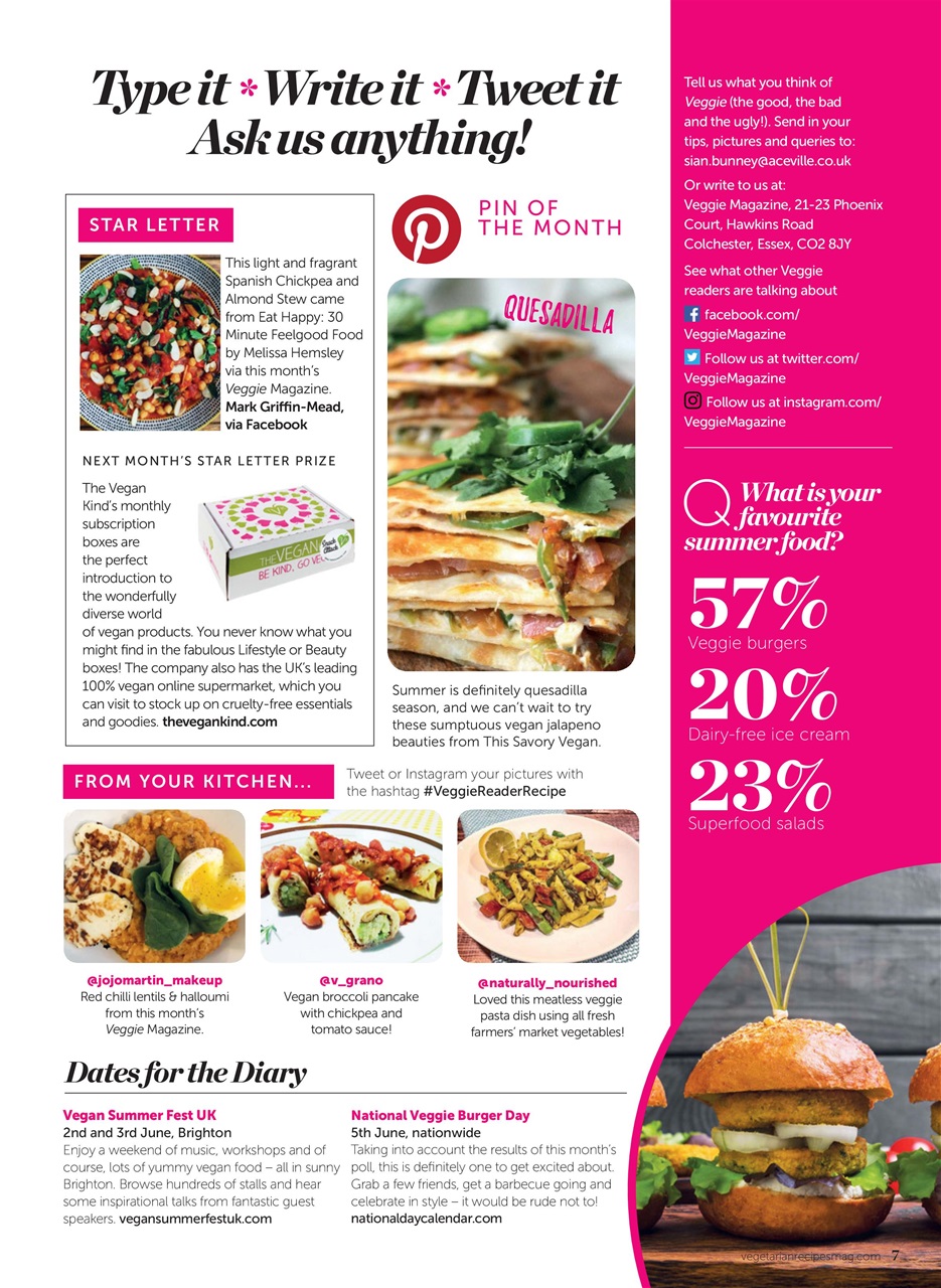 Veggie Magazine Preview Pages