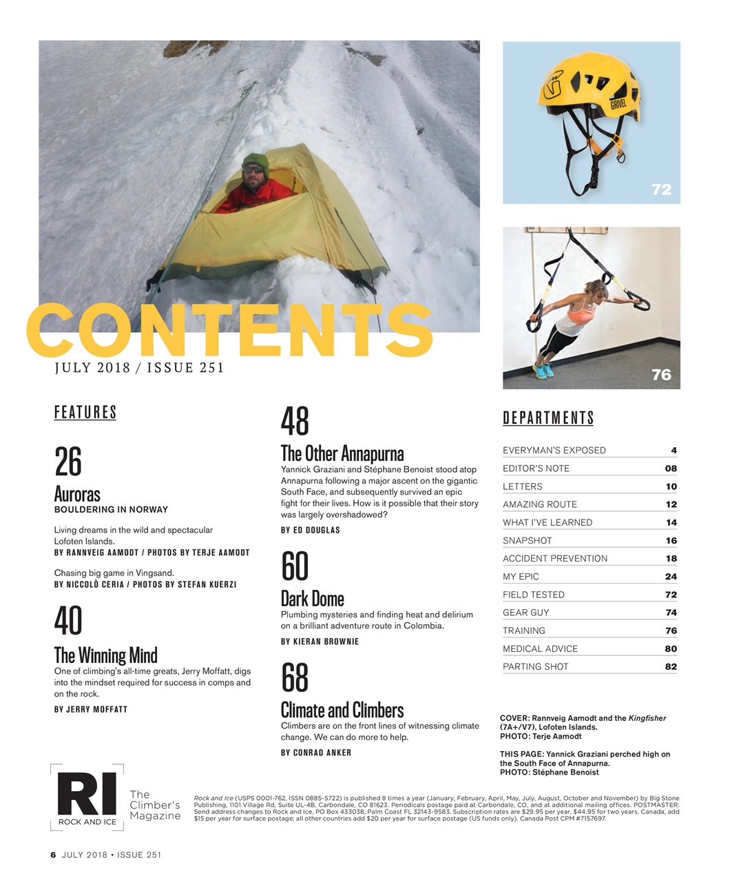 Rock and Ice Preview Pages