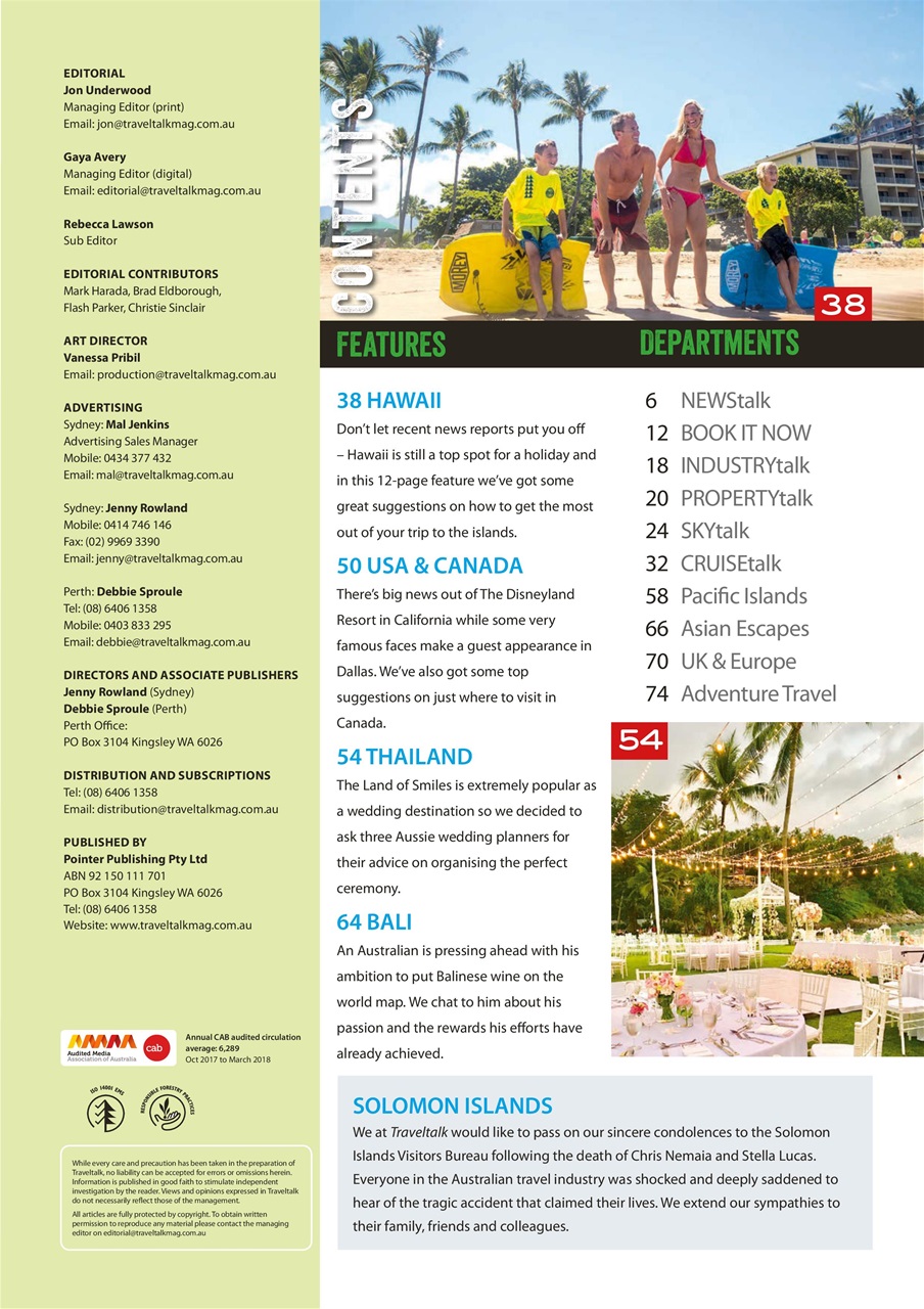 Traveltalk Preview Pages