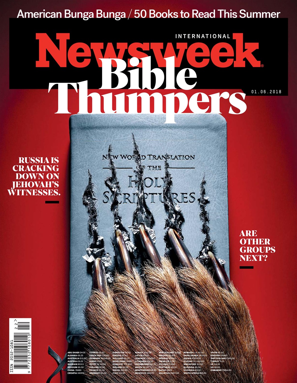 Newsweek International Magazine 1st June 2018 Back Issue