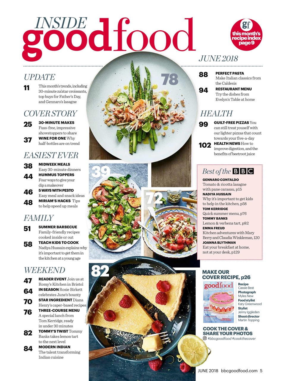 Good Food Magazine Preview Pages