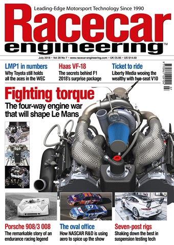 Racecar Engineering issue July 2018
