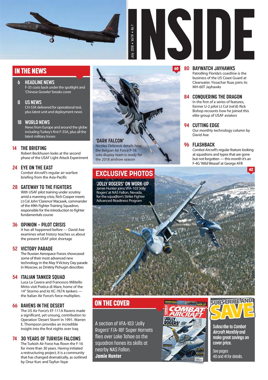 Combat Aircraft Journal Preview Pages