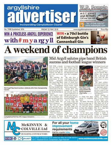 Argyllshire Advertiser issue 25/5/18