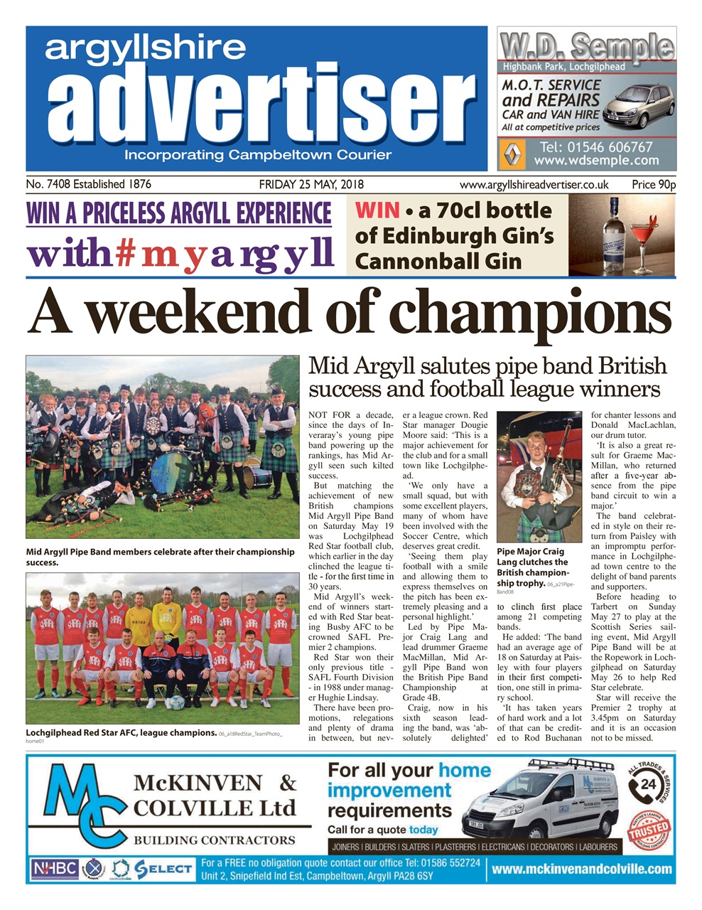 Argyllshire Advertiser Preview Pages