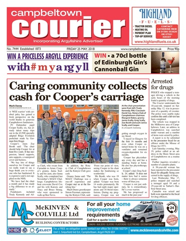 Campbeltown Courier issue 25/5/18