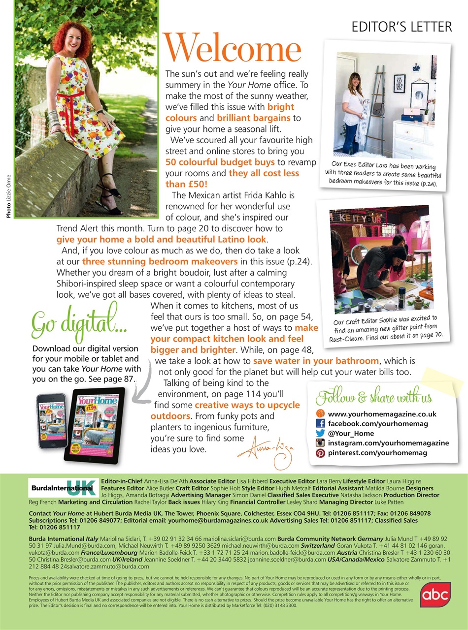 Your Home Magazine Preview Pages