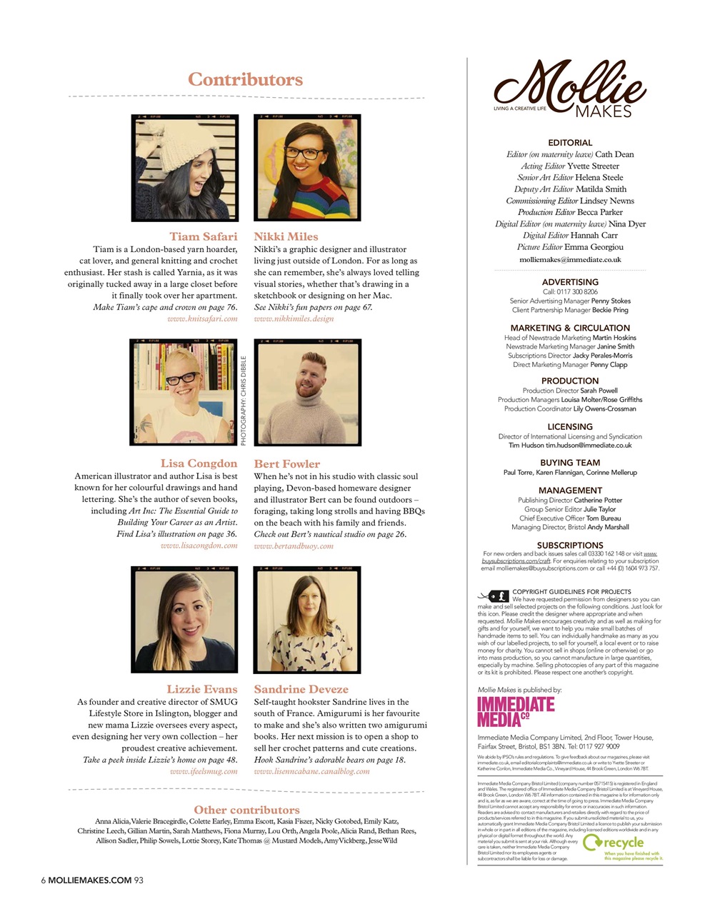 Mollie magazine Preview Pages