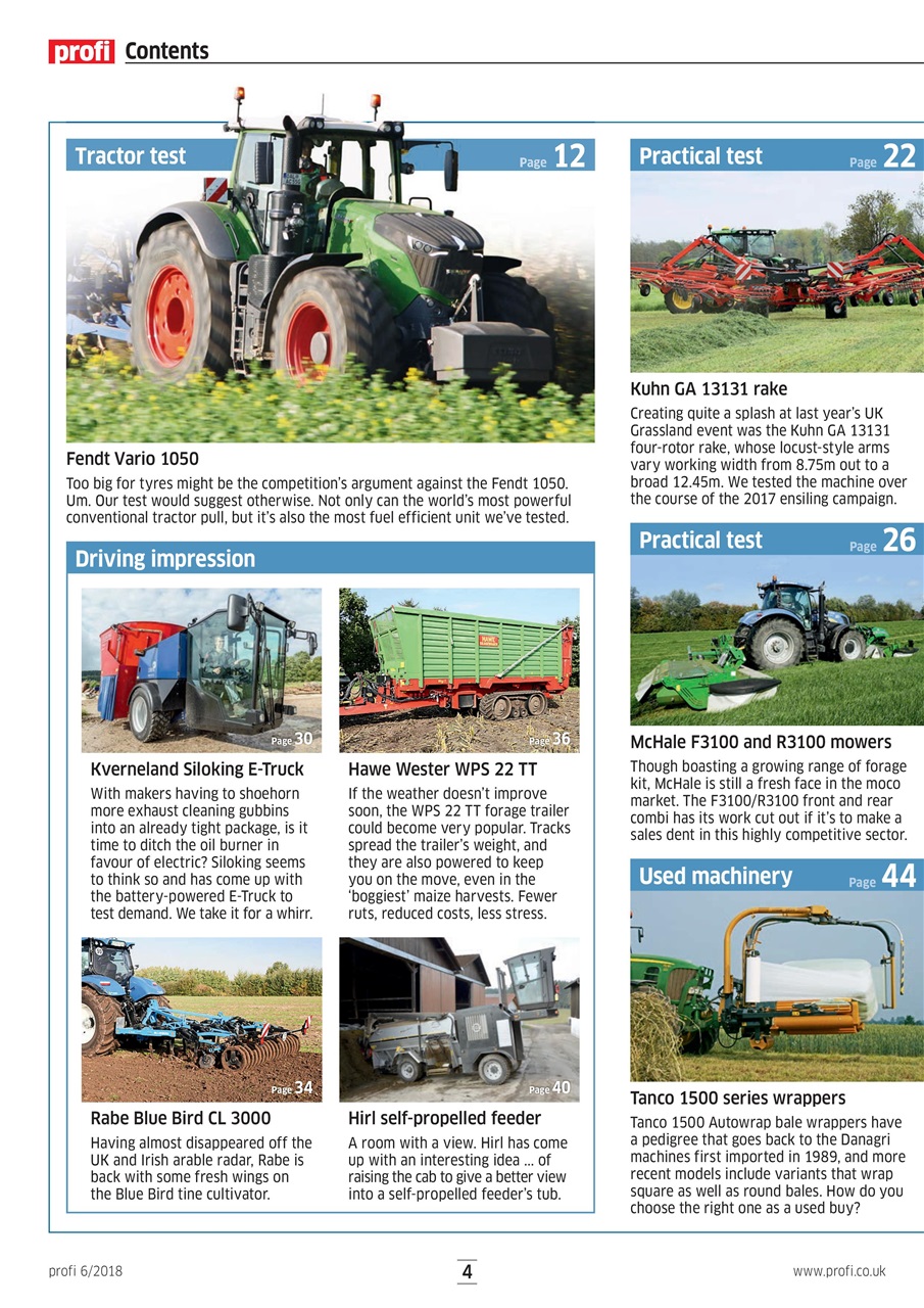 Profi International Preview Pages