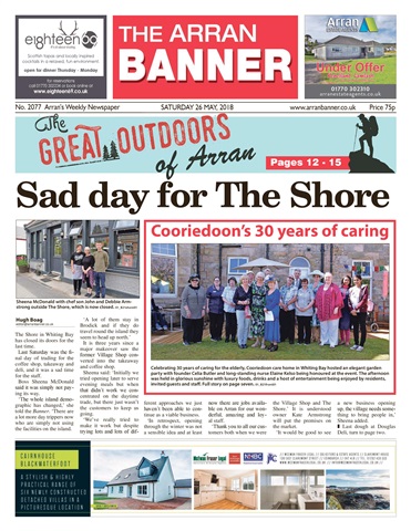 Arran Banner issue 26/5/18