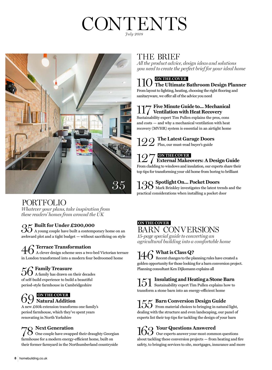 Homebuilding & Renovating Magazine Preview Pages