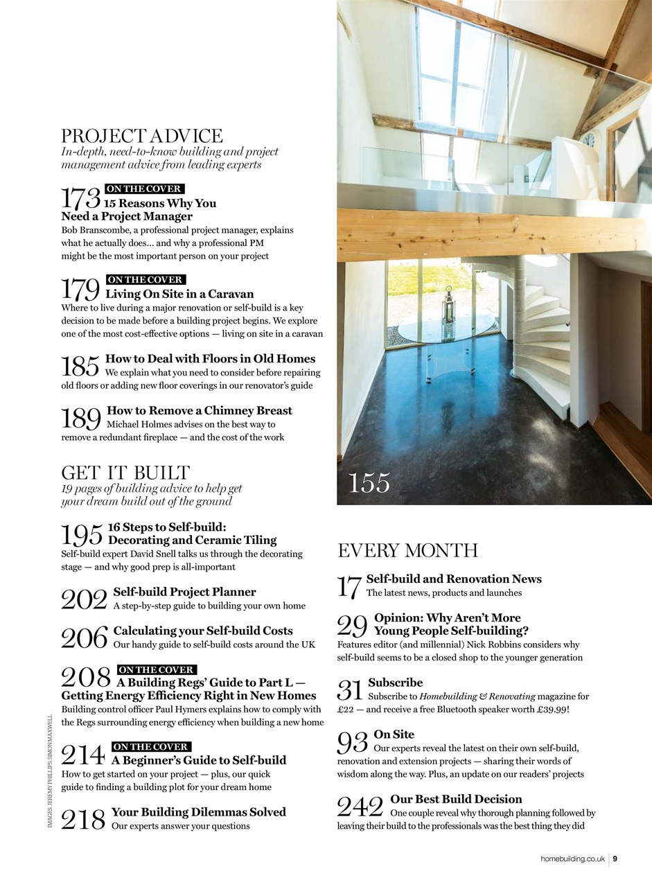 Homebuilding & Renovating Magazine Preview Pages
