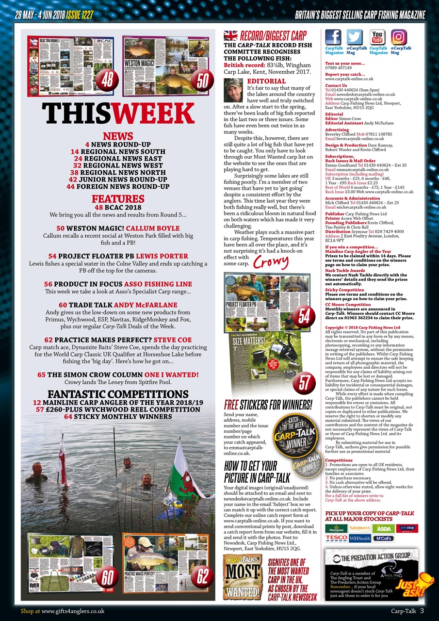 Carp-Talk Preview Pages