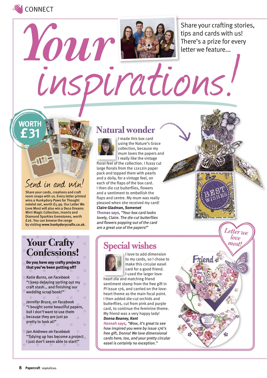 Papercraft Inspirations Preview Pages