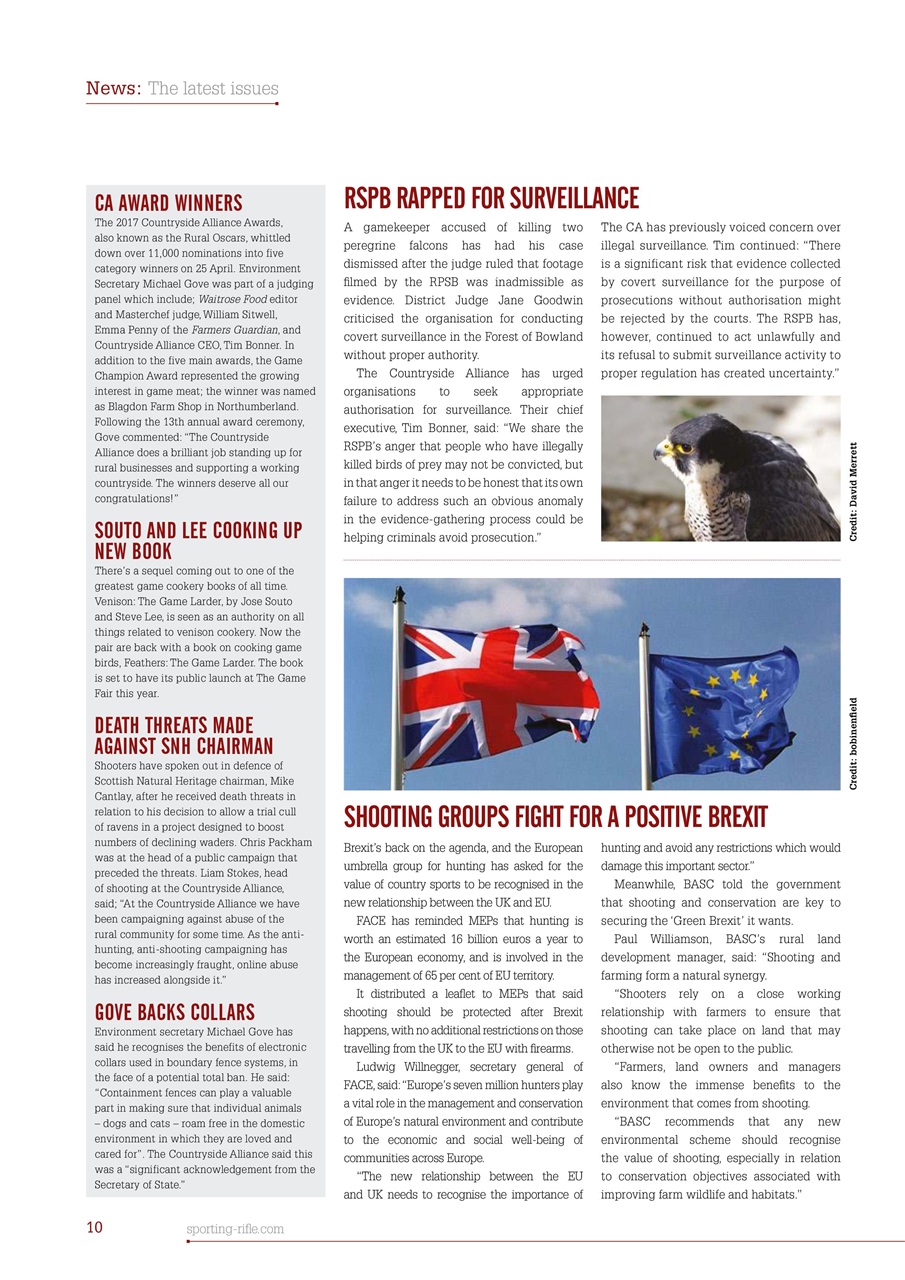 Sporting Rifle Preview Pages