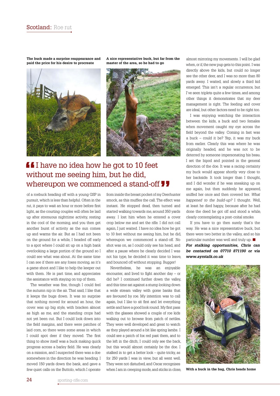 Sporting Rifle Preview Pages