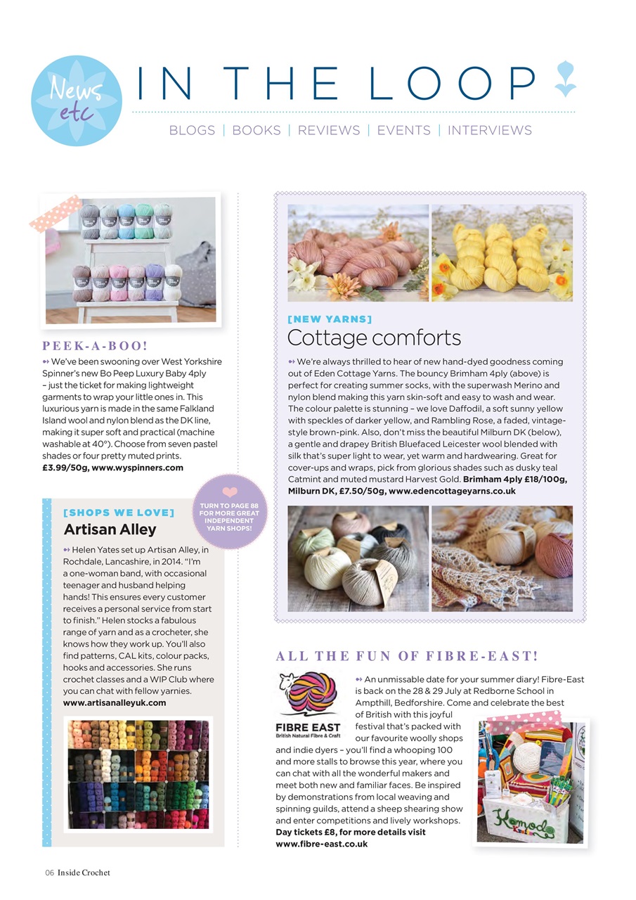 Inside Crochet Preview Pages