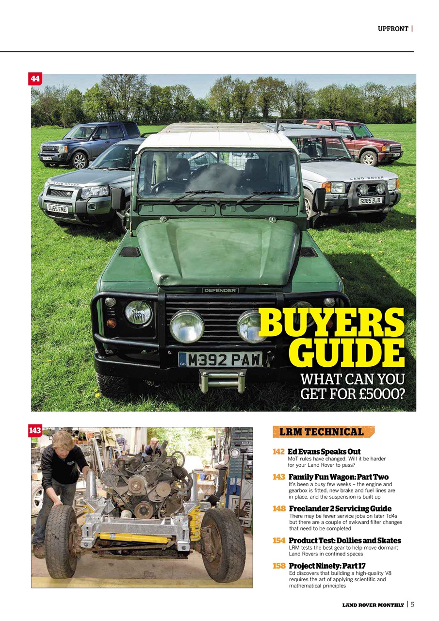 Land Rover Monthly Preview Pages