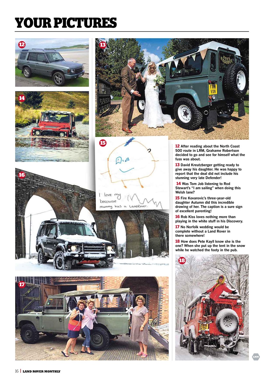 Land Rover Monthly Preview Pages