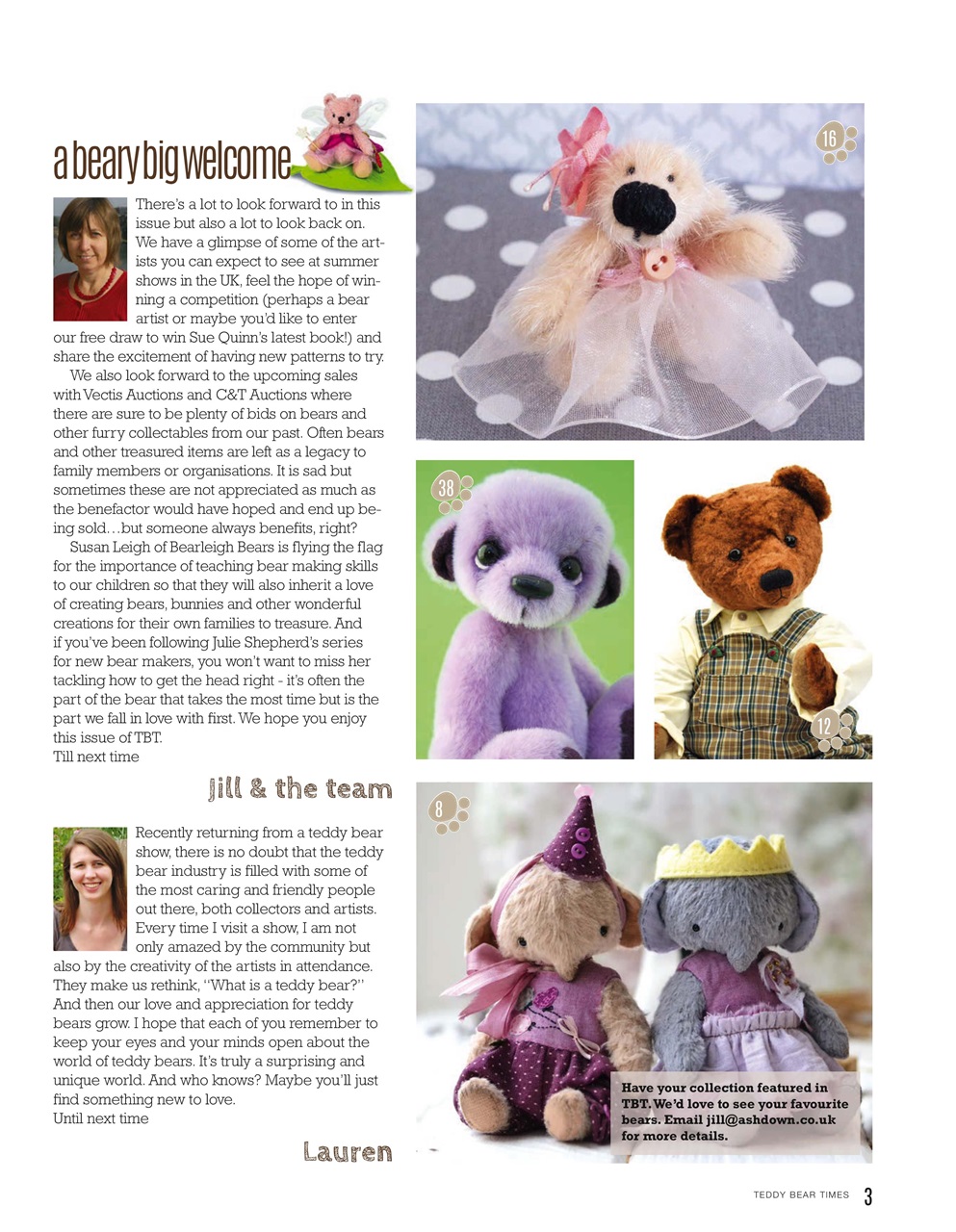 Teddy Bear Times Preview Pages