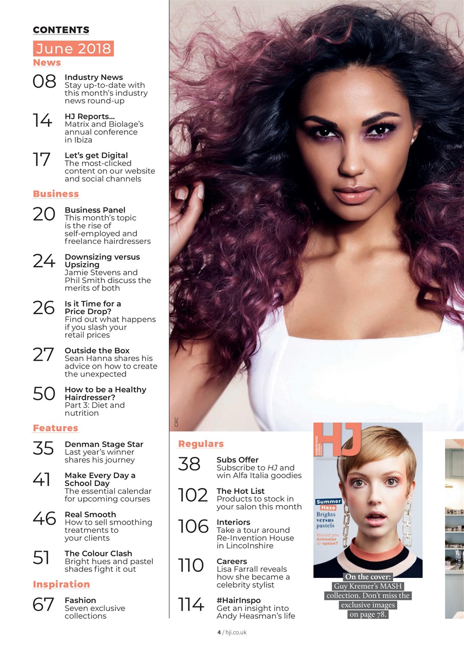 Hairdressers Journal Preview Pages