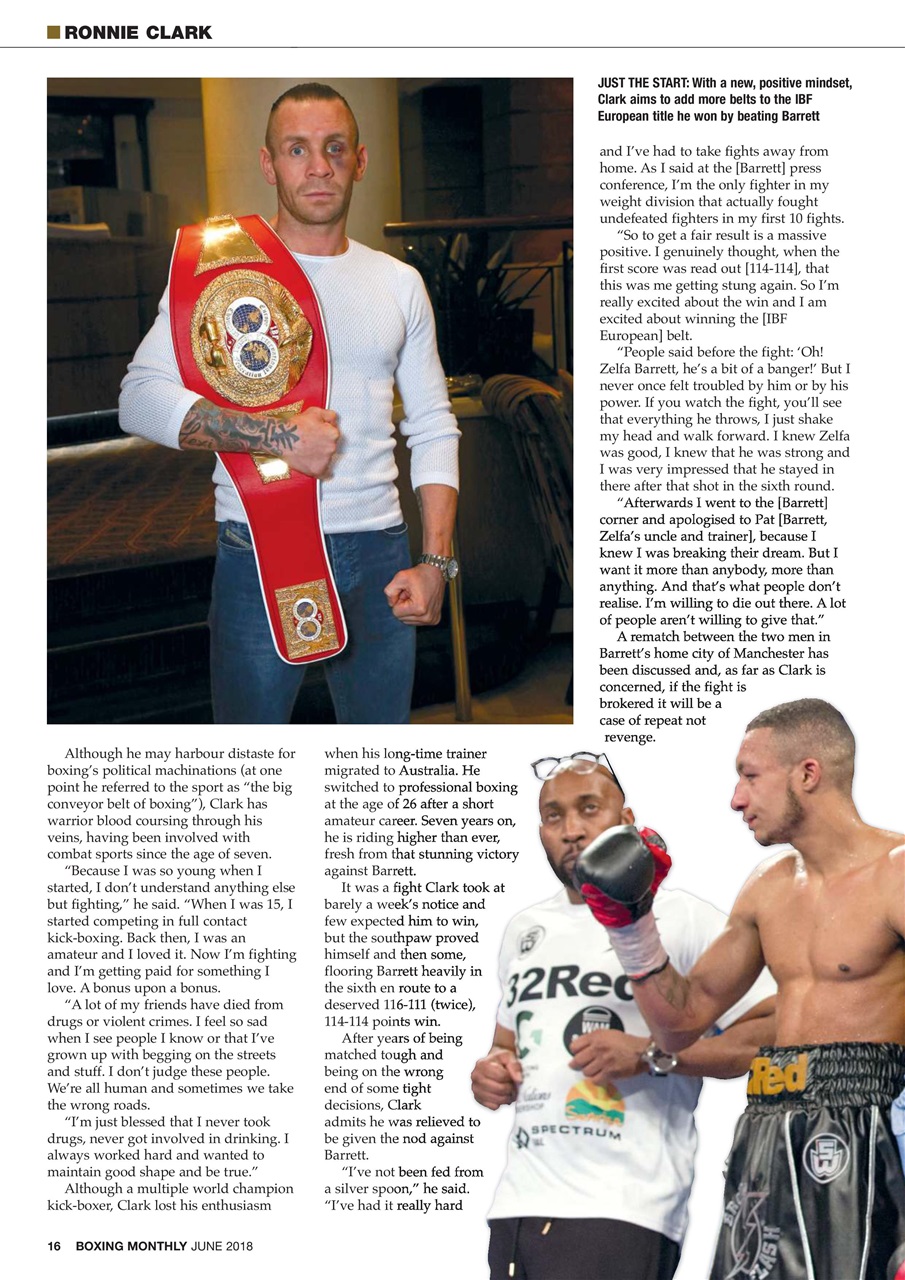 Boxing Monthly Preview Pages