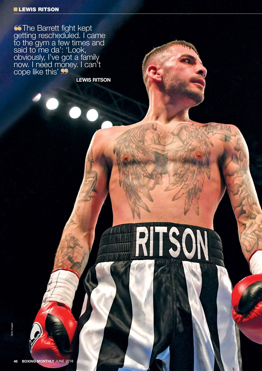 Boxing Monthly Preview Pages