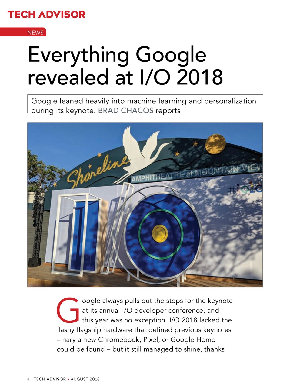 Tech Advisor Preview Pages