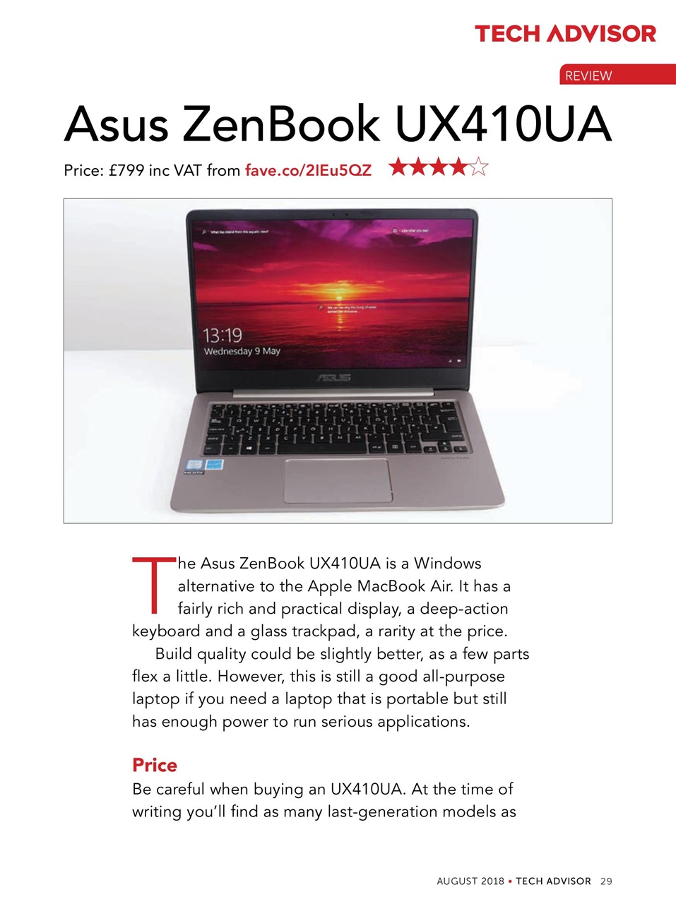 Tech Advisor Preview Pages