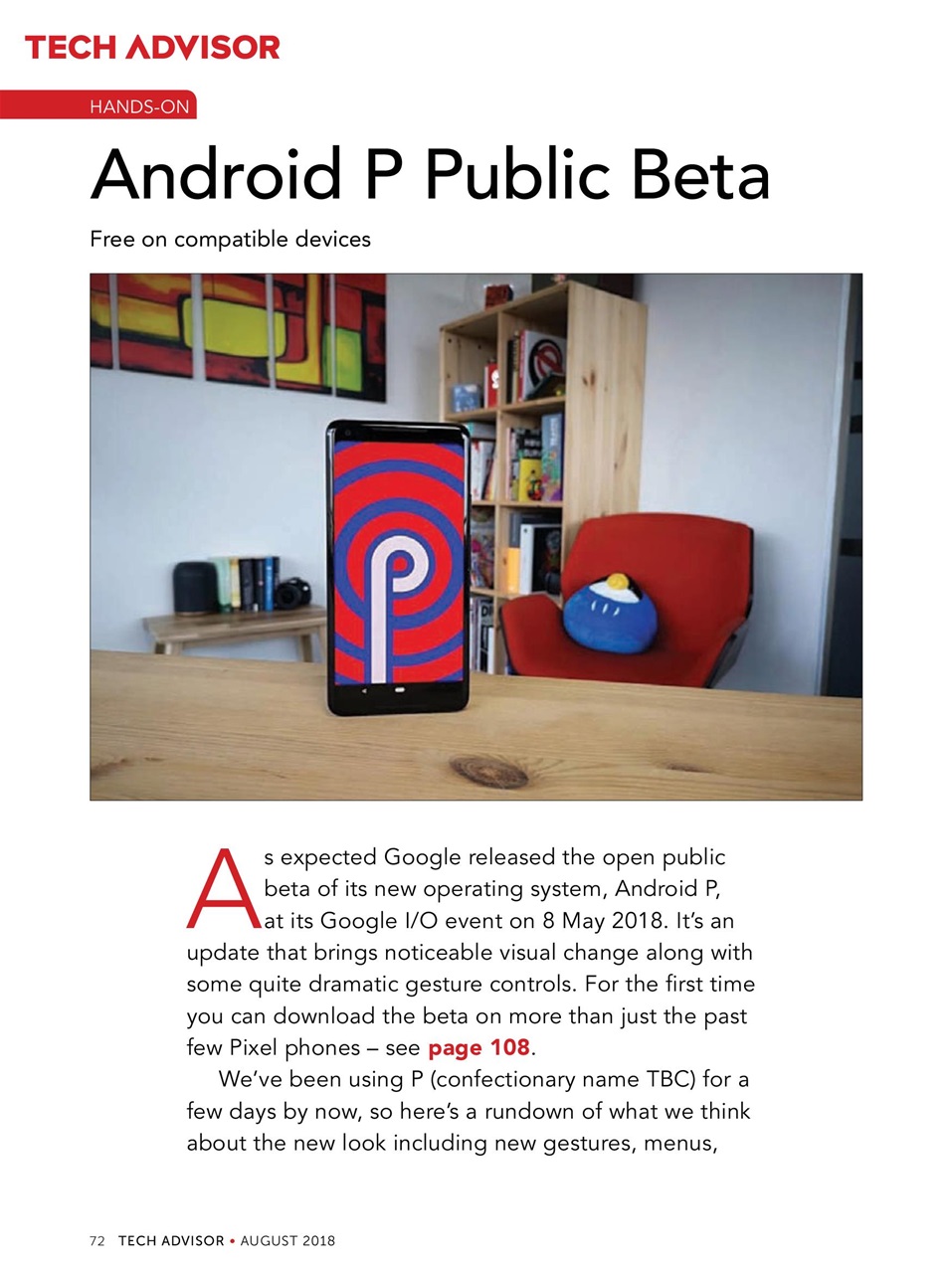 Tech Advisor Preview Pages