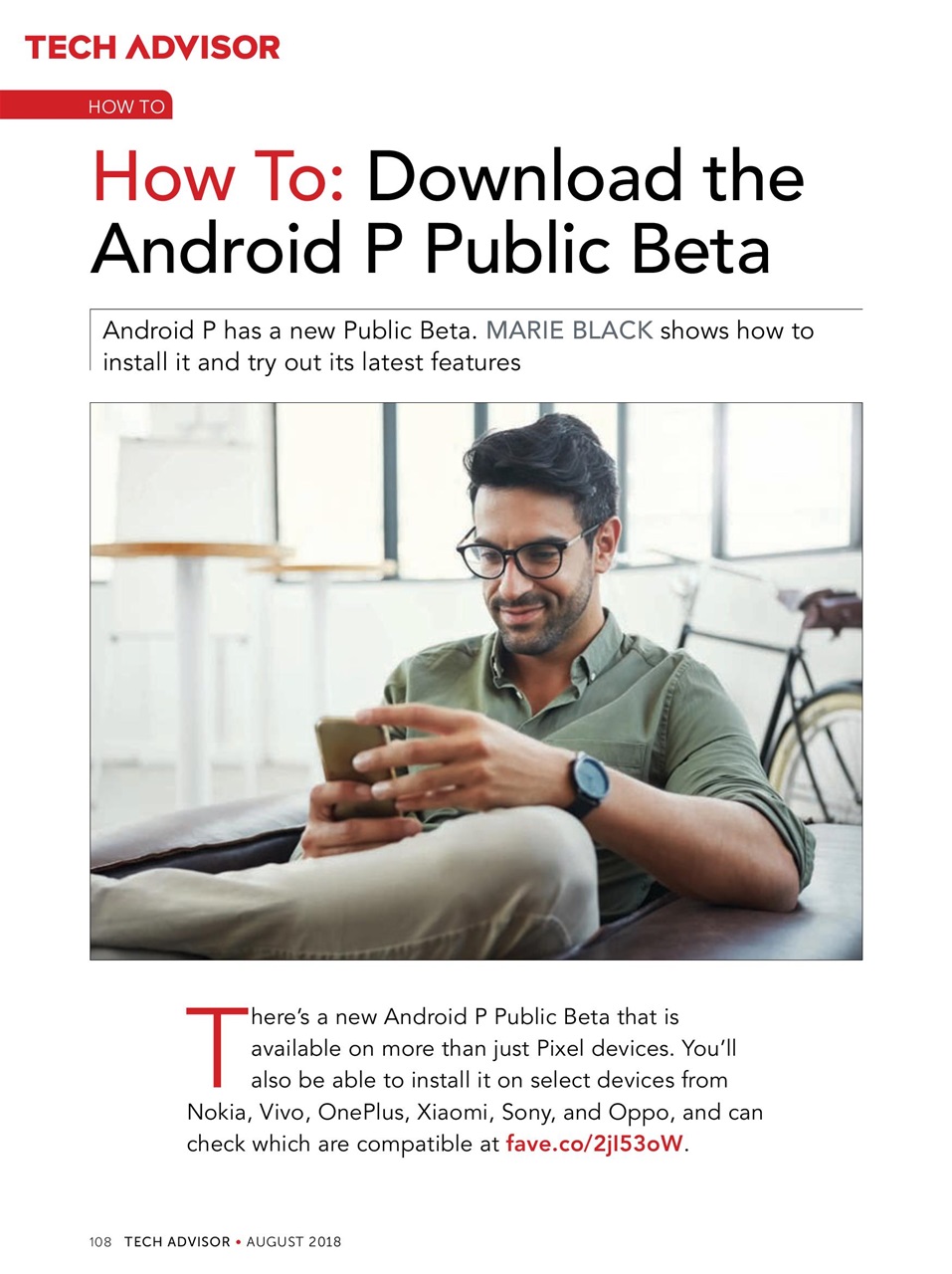 Tech Advisor Preview Pages