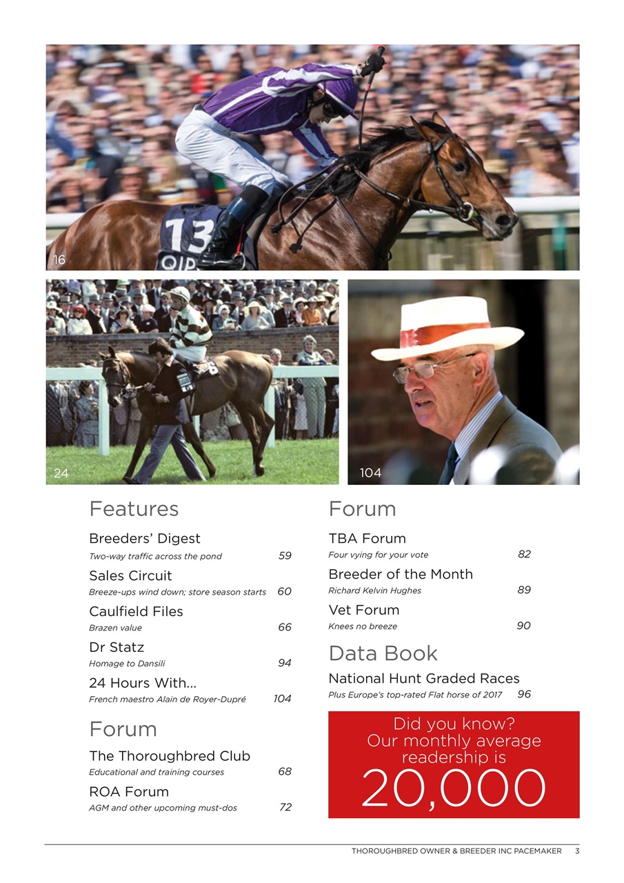 The Owner Breeder Preview Pages
