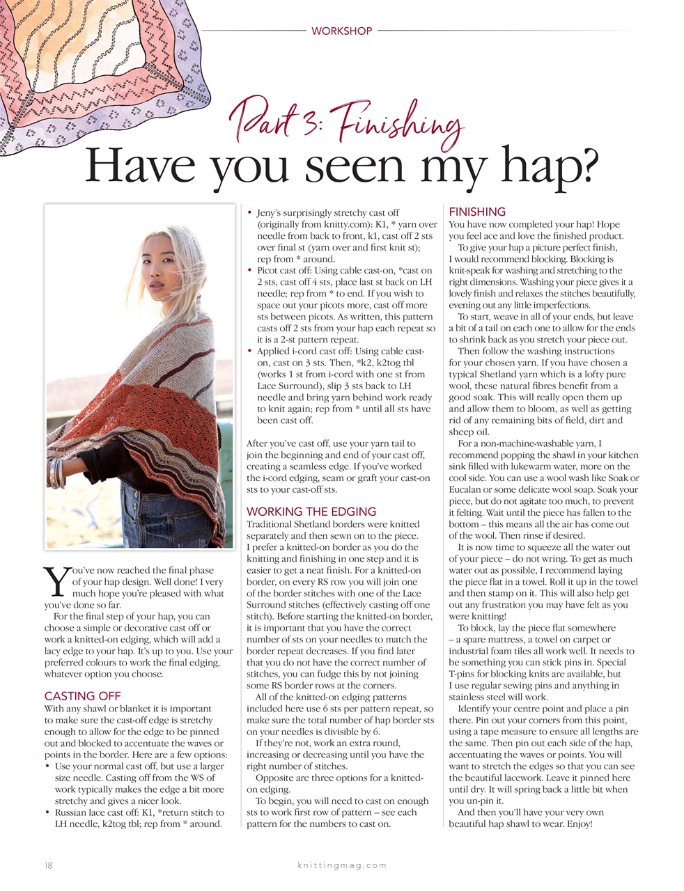 Knitting Preview Pages