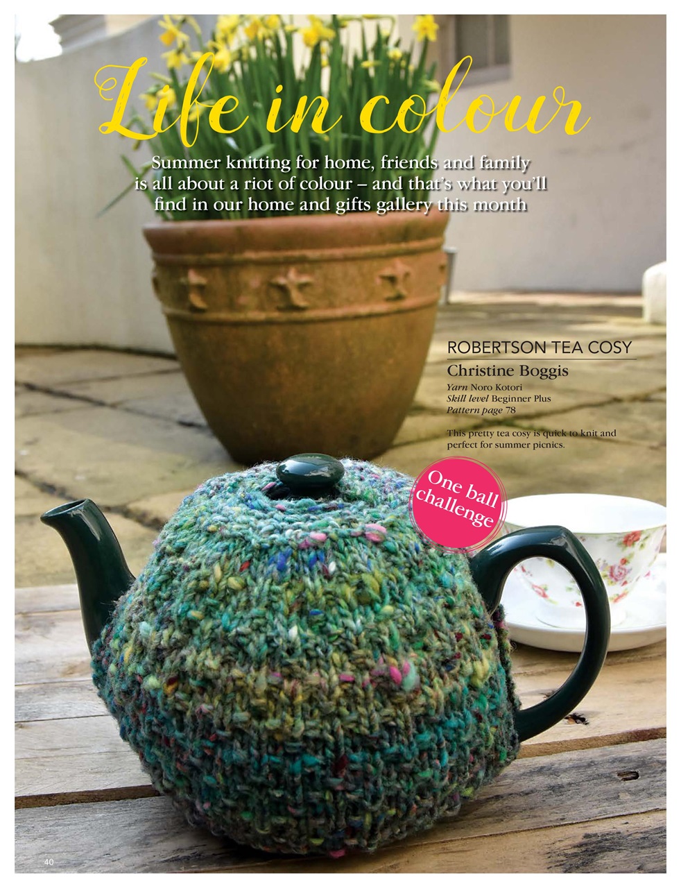 Knitting Preview Pages