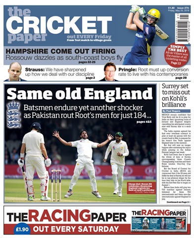 The Cricket Paper issue 25th May 2018
