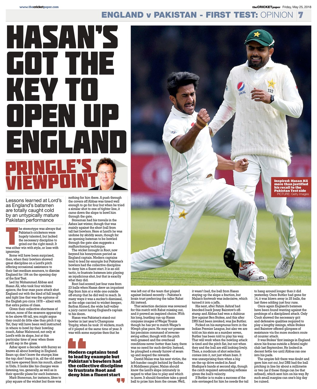 The Cricket Paper Preview Pages