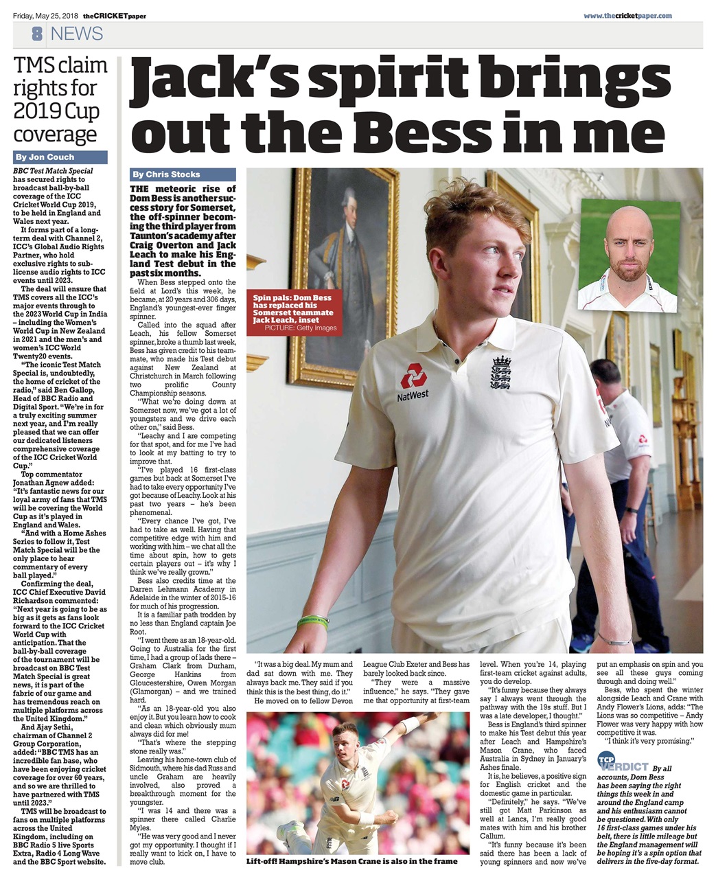 The Cricket Paper Preview Pages