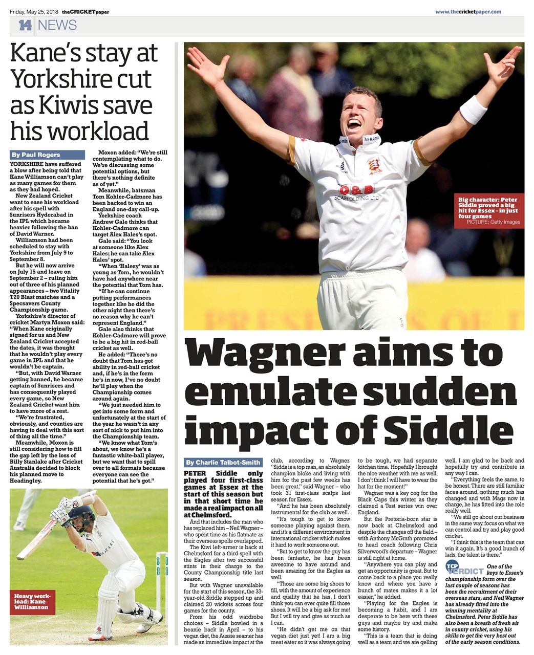 The Cricket Paper Preview Pages