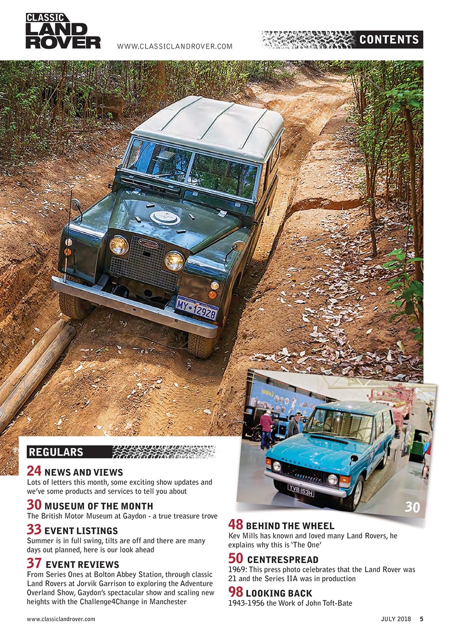 Classic Land Rover Magazine Preview Pages