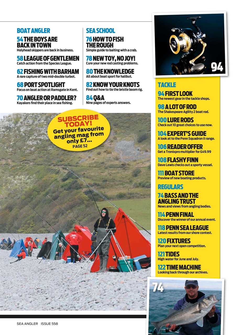 Sea Angler Preview Pages