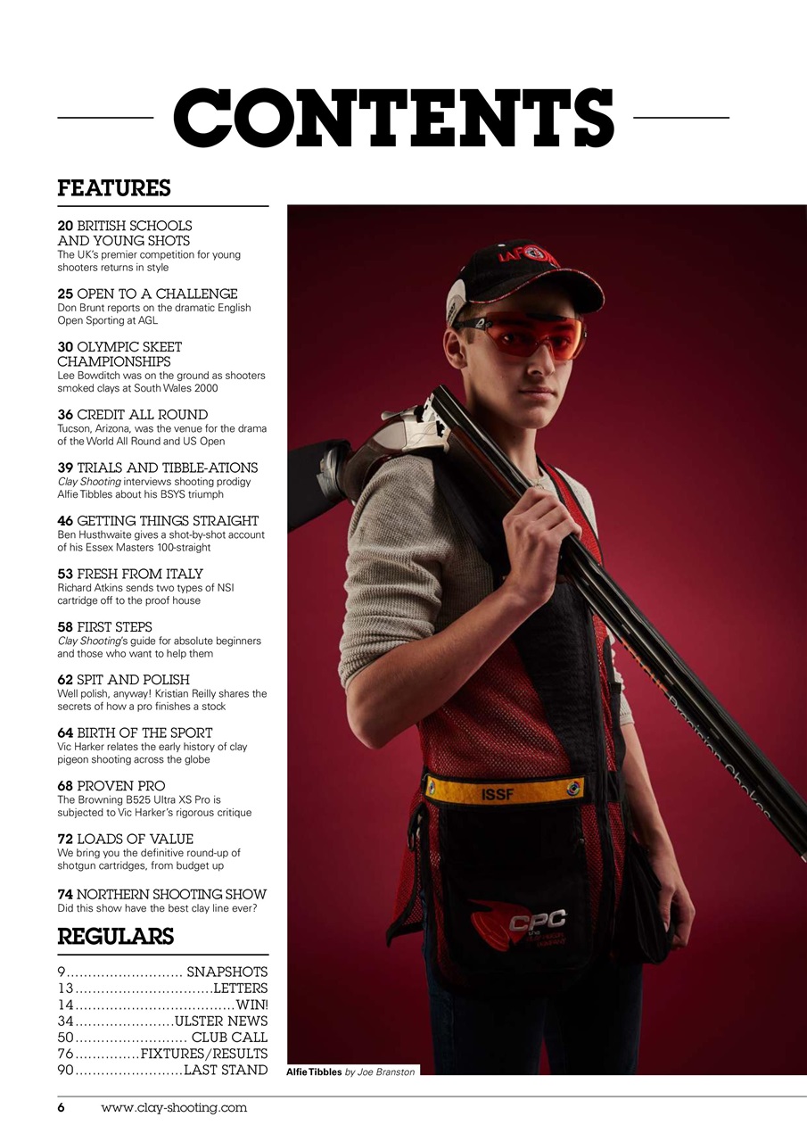 Clay Shooting Preview Pages