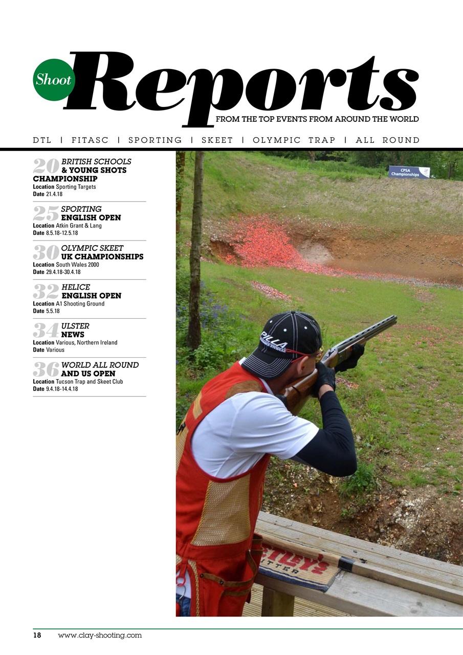 Clay Shooting Preview Pages