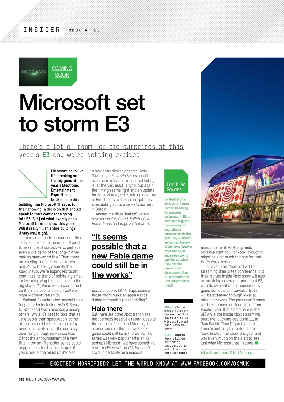 Official Xbox Magazine (UK Edition) Preview Pages